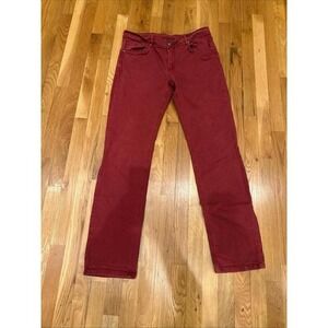 BUGATCHI Red‎ chino Jeans 34 X 32